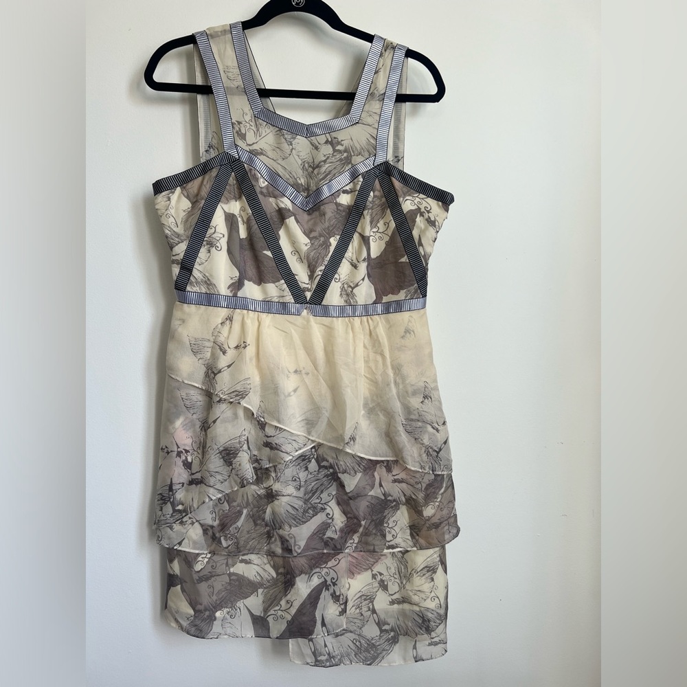 Walter Baker Asymmetrical silk dress size 10